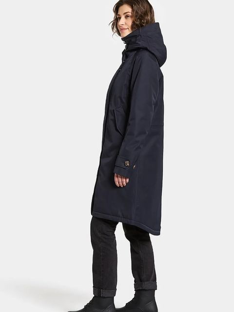 Didriksons kurtka LUNA kolor granatowy zimowa oversize 505930 - zdjęcie produktu nr 2