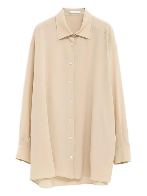 The Row button round hem top - Neutrals - zdjęcie produktu nr 1