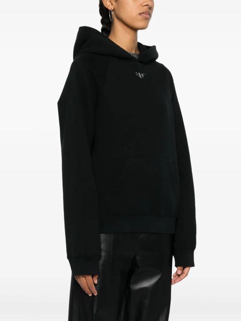 Zadig&Voltaire Georgy wings-appliqué hoodie - Black