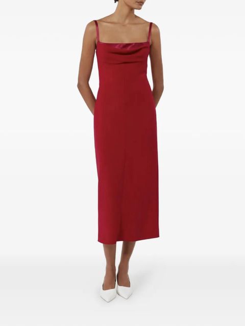 Max Mara Cady draped midi dress - Red - zdjęcie produktu nr 2