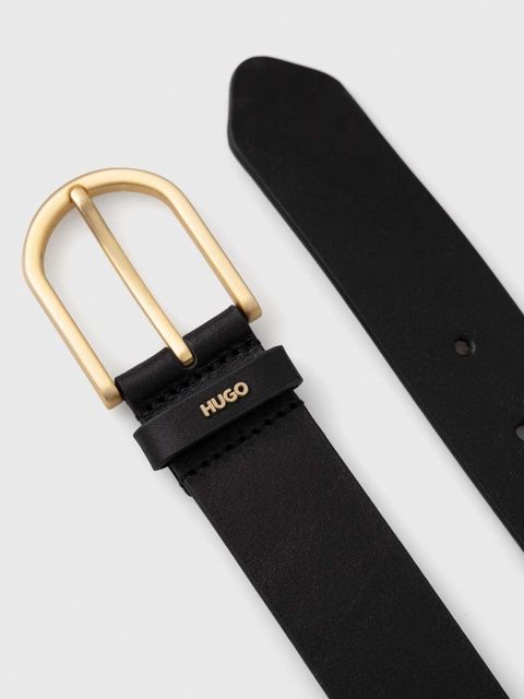HUGO pasek skórzany Zoey Belt 3,5cm - zdjęcie produktu nr 1