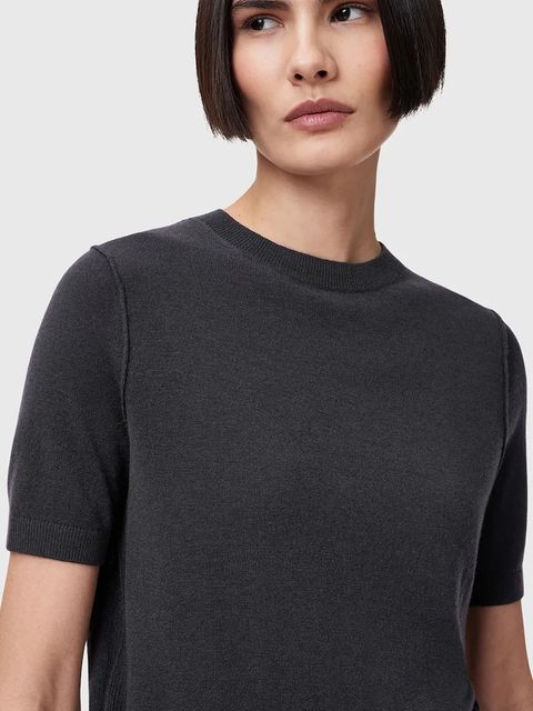 AllSaints t-shirt wełniana ELSIE