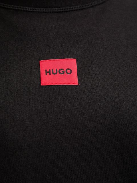 HUGO t-shirt piżamowy damska kolor czarny 50549918
