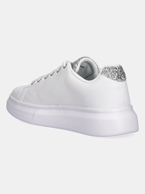 Just Cavalli sneakersy skórzane damskie kolor biały 79RA3SB3ZPB46003