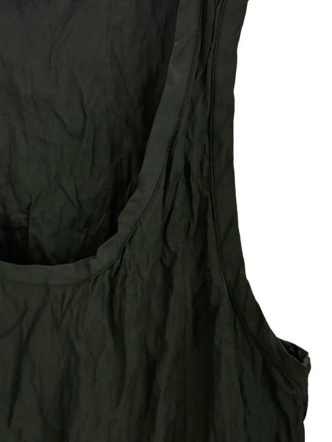 TOTEME crinkled tank top - Green