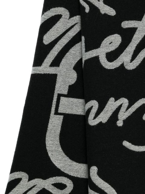 TWINSET fringed scarf - Black - zdjęcie produktu nr 2