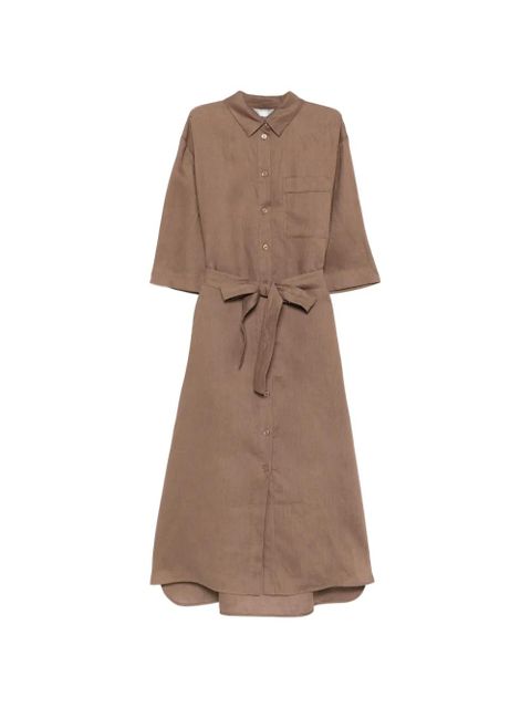 Max Mara belted midi dress - Brown - zdjęcie produktu nr 1