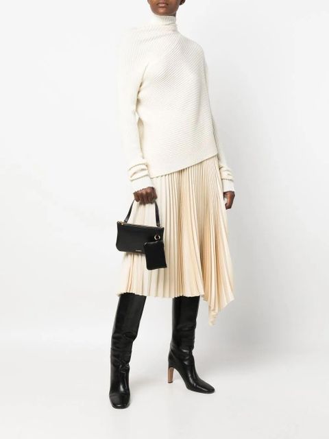 Jil Sander logo-stamp shoulder bag - Black - zdjęcie produktu nr 2