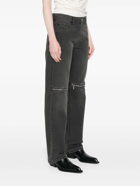 Coperni knee-zip jeans - Grey