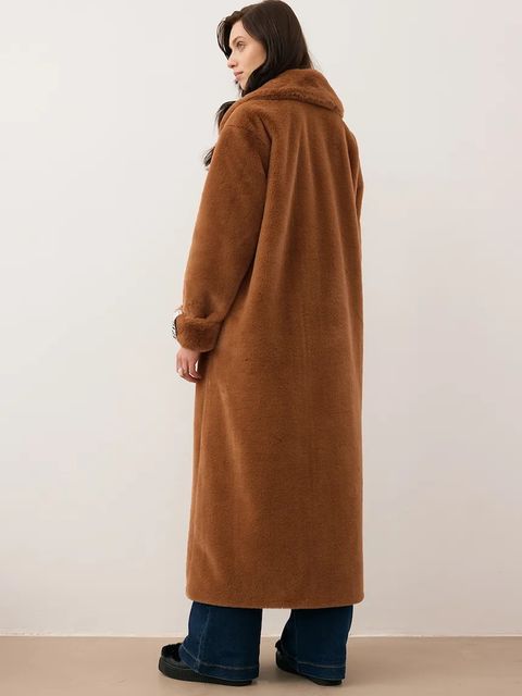 Bizuu płaszcz DOLOMITES kolor brązowy DOLOMITES POMARAŃCZOWY - zdjęcie produktu nr 2