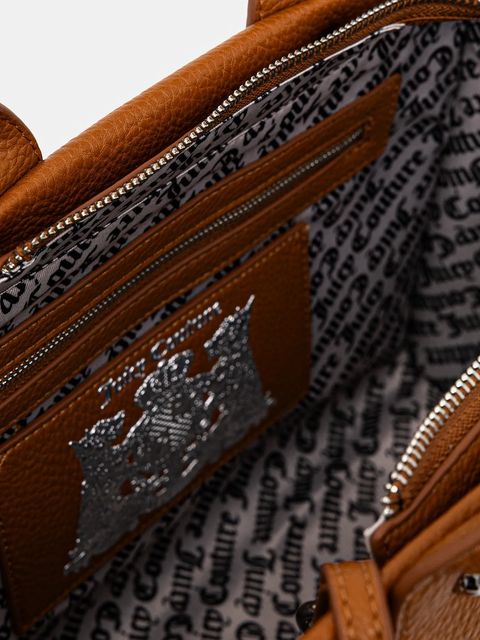 Juicy Couture torebka Iris Embroidery kolor brązowy BIJIR8946WVP