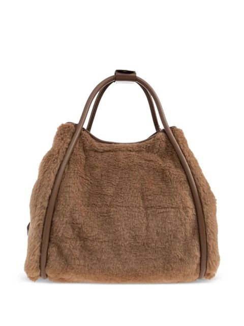 Max Mara small Teddy tote bag - Brown