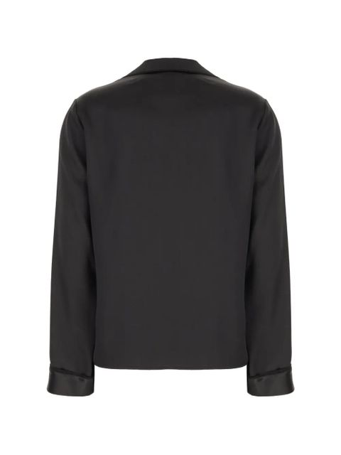 Saint Laurent V-neck shirt - Black - zdjęcie produktu nr 2