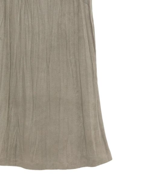 Alysi sleeveless crinkled mini dress - Grey