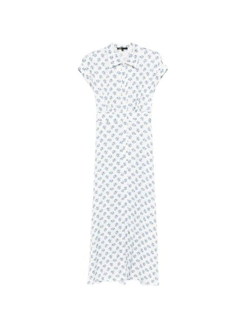 Maje floral button maxi dress - White - zdjęcie produktu nr 1