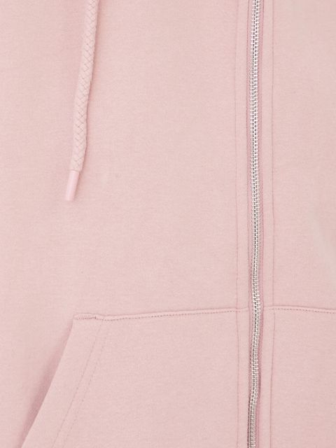 Medicine bluza damska kolor różowy z kapturem gładka