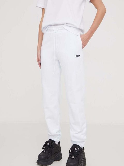 MSGM spodnie dresowe bawełniane - zdjęcie produktu nr 1