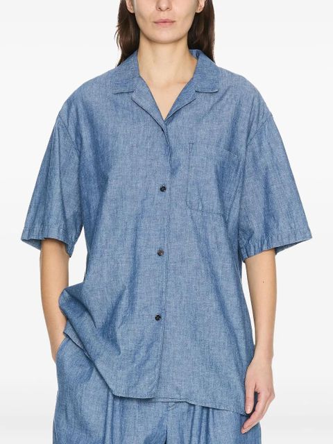 The Row short-sleeve collared shirt - Blue - zdjęcie produktu nr 1