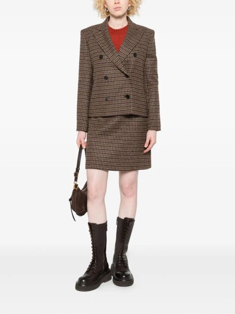 Weekend Max Mara checked skirt - Brown - zdjęcie produktu nr 2