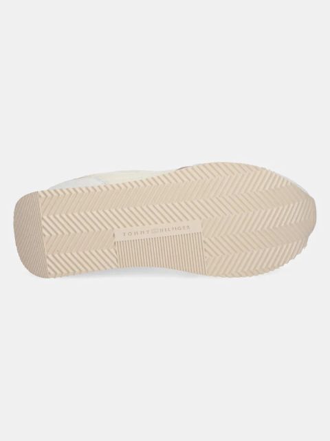 Tommy Hilfiger sneakersy ESSENTIAL RUNNER kolor beżowy FW0FW08332