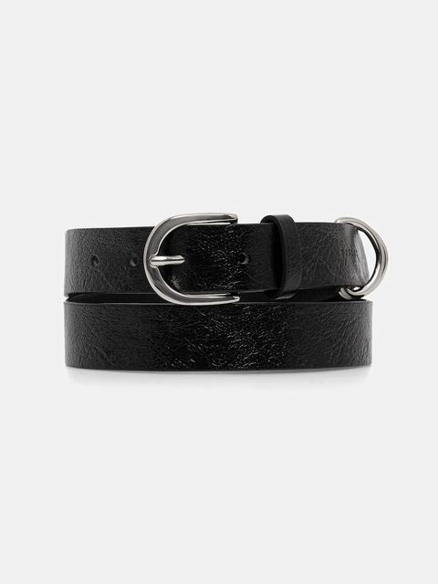 Sisley pasek damski kolor czarny 6YHDWL036 - zdjęcie produktu nr 1