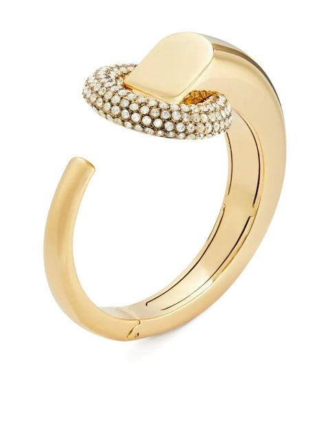 Tory Burch pave-set buckle bracelet - Gold - zdjęcie produktu nr 2