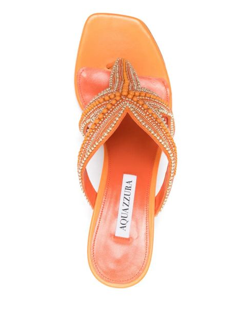 Aquazzura 65mm Reef Star sandals - Orange - zdjęcie produktu nr 2