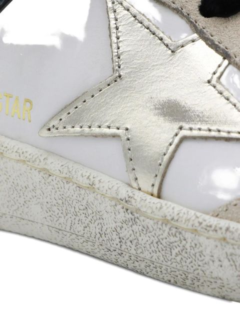 Golden Goose star-detail leather sneakers - White
