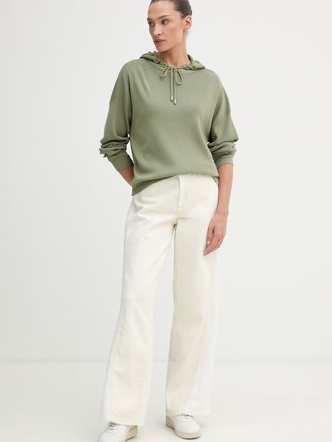 United Colors of Benetton bluza z kapturem damska z wiskozą - zdjęcie produktu nr 1