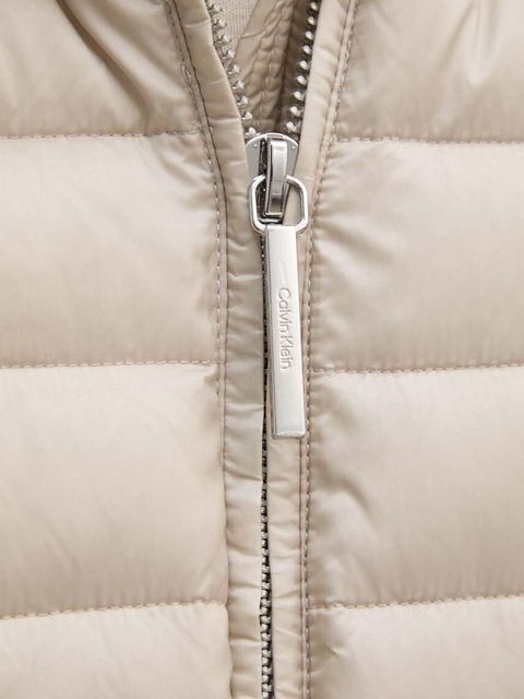 Calvin Klein kurtka damska kolor beżowy przejściowa K20K207109