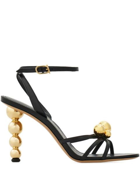 Ferragamo ball-embellished strappy sandals - Black - zdjęcie produktu nr 1