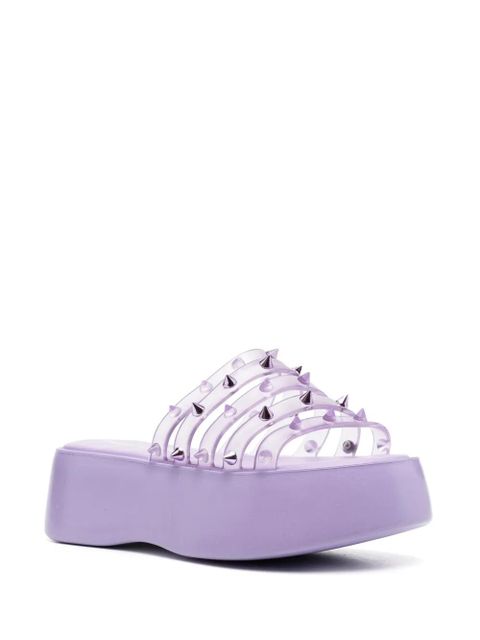 Jean Paul Gaultier x Melissa Punk Love Becky platform slides - Purple - zdjęcie produktu nr 2