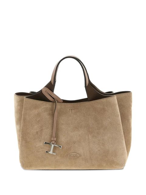 Tod's mini Apa suede tote bag - Brown