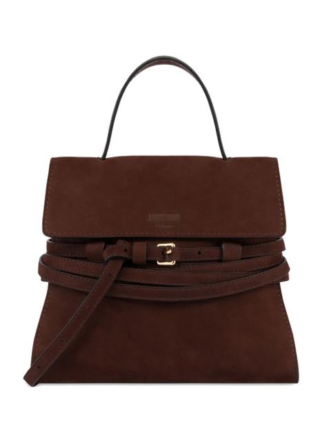 Moschino Tie Me tote bag - Brown - zdjęcie produktu nr 1