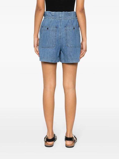 MARANT ÉTOILE Ipolyte cotton shorts - Blue
