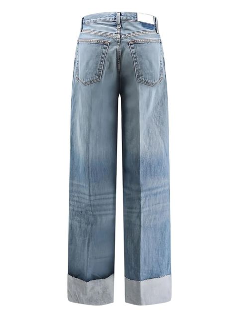 RE/DONE cuffed jeans - Blue