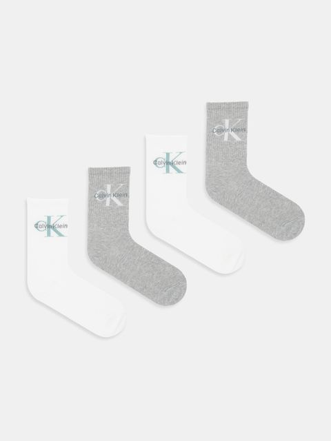 Calvin Klein Jeans skarpetki 4-pack kolor szary 701235384 - zdjęcie produktu nr 1