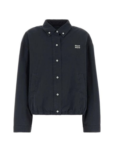 Miu Miu long-sleeves jacket - Blue - zdjęcie produktu nr 1