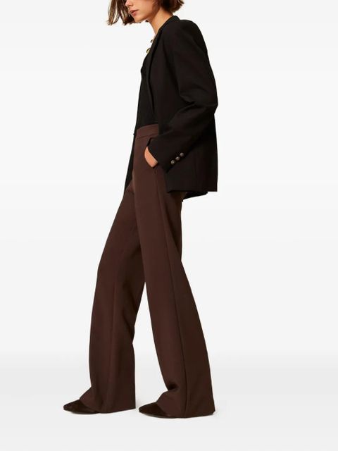 TWINSET high-waisted flared trousers - Brown - zdjęcie produktu nr 2