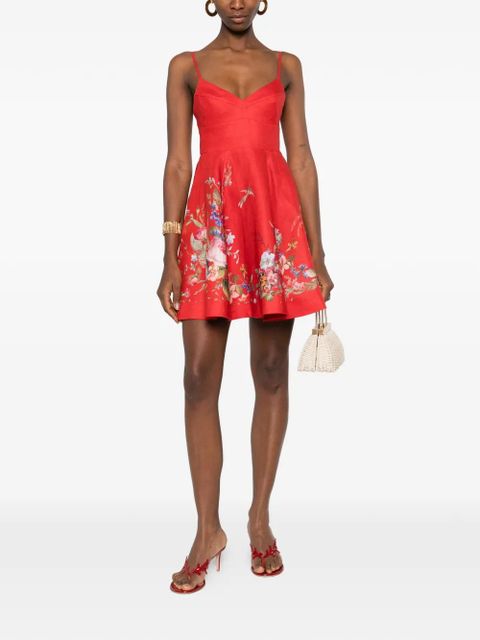 ZIMMERMANN Patience mini dress - Red