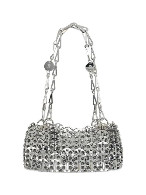 Rabanne 1969 chain-link shoulder bag - Silver - zdjęcie produktu nr 1