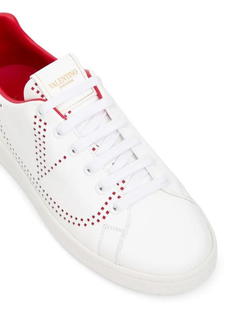 Valentino Garavani Backnet calfskin sneakers - White