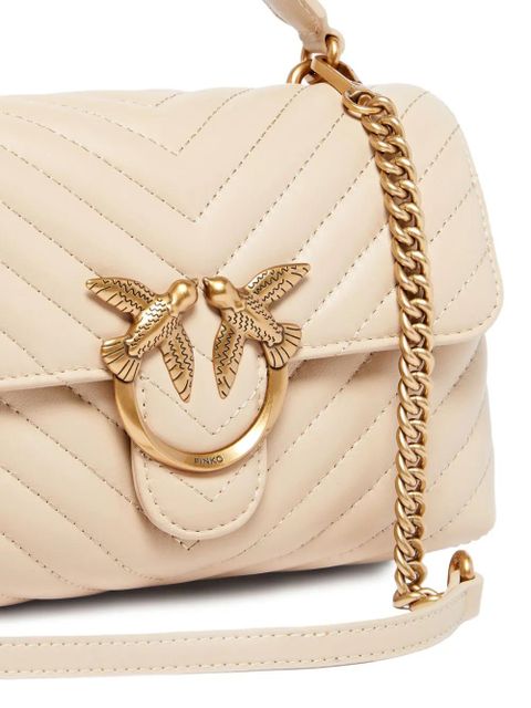 PINKO mini Lady Love tote bag - Neutrals