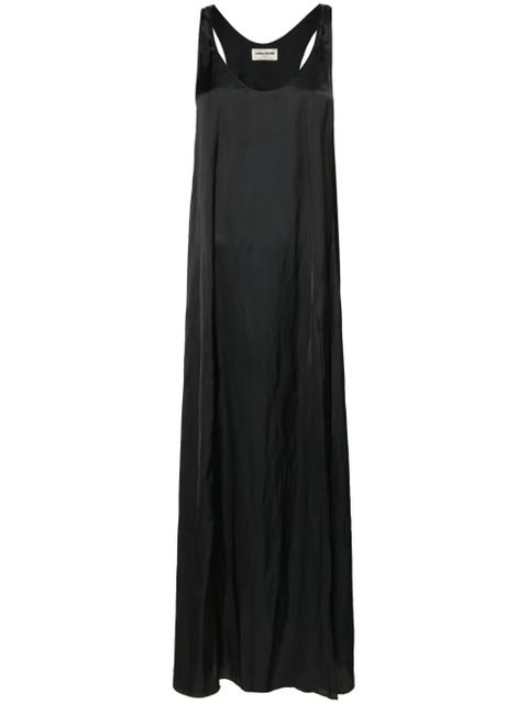 Zadig&Voltaire Rarys satin maxi dress - Black - zdjęcie produktu nr 1
