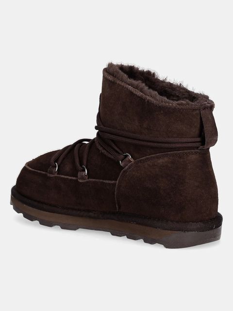 Answear.LAB śniegowce zamszowe kolor brązowy