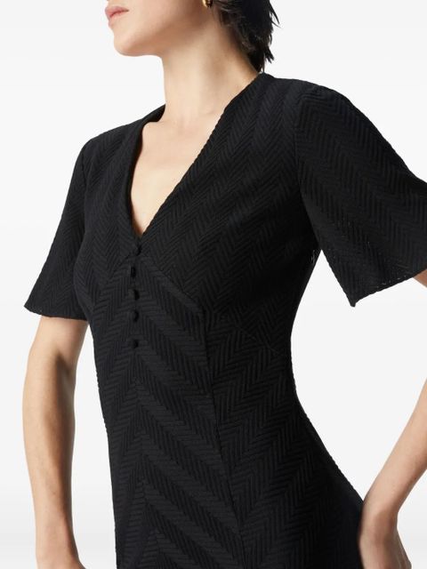 Missoni V-neck midi dress - Black - zdjęcie produktu nr 2