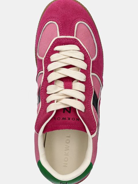 Nokwol sneakersy zamszowe August Dark Rose damskie kolor różowy August Dark Rose