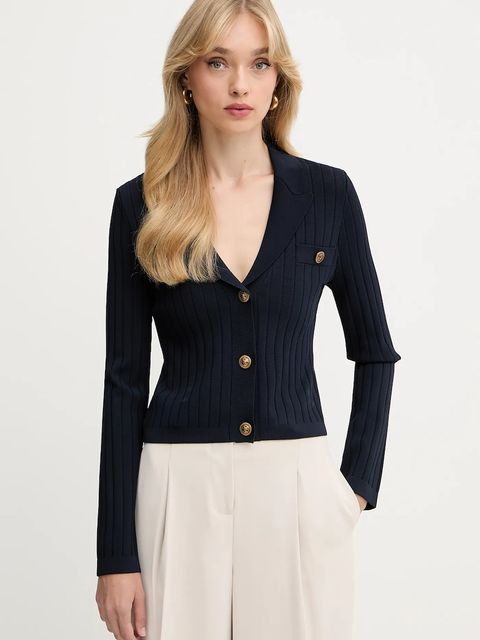 Guess kardigan FELICITY damski kolor granatowy lekki W5YR11 Z0130 - zdjęcie produktu nr 1