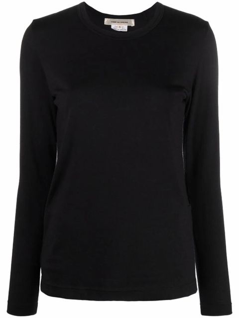 Comme Des Garçons panel-detail wool jumper - Black - zdjęcie produktu nr 1