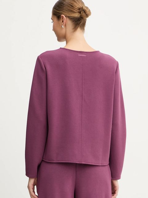 United Colors of Benetton bluza damska kolor fioletowy gładka 3QAFD10AU